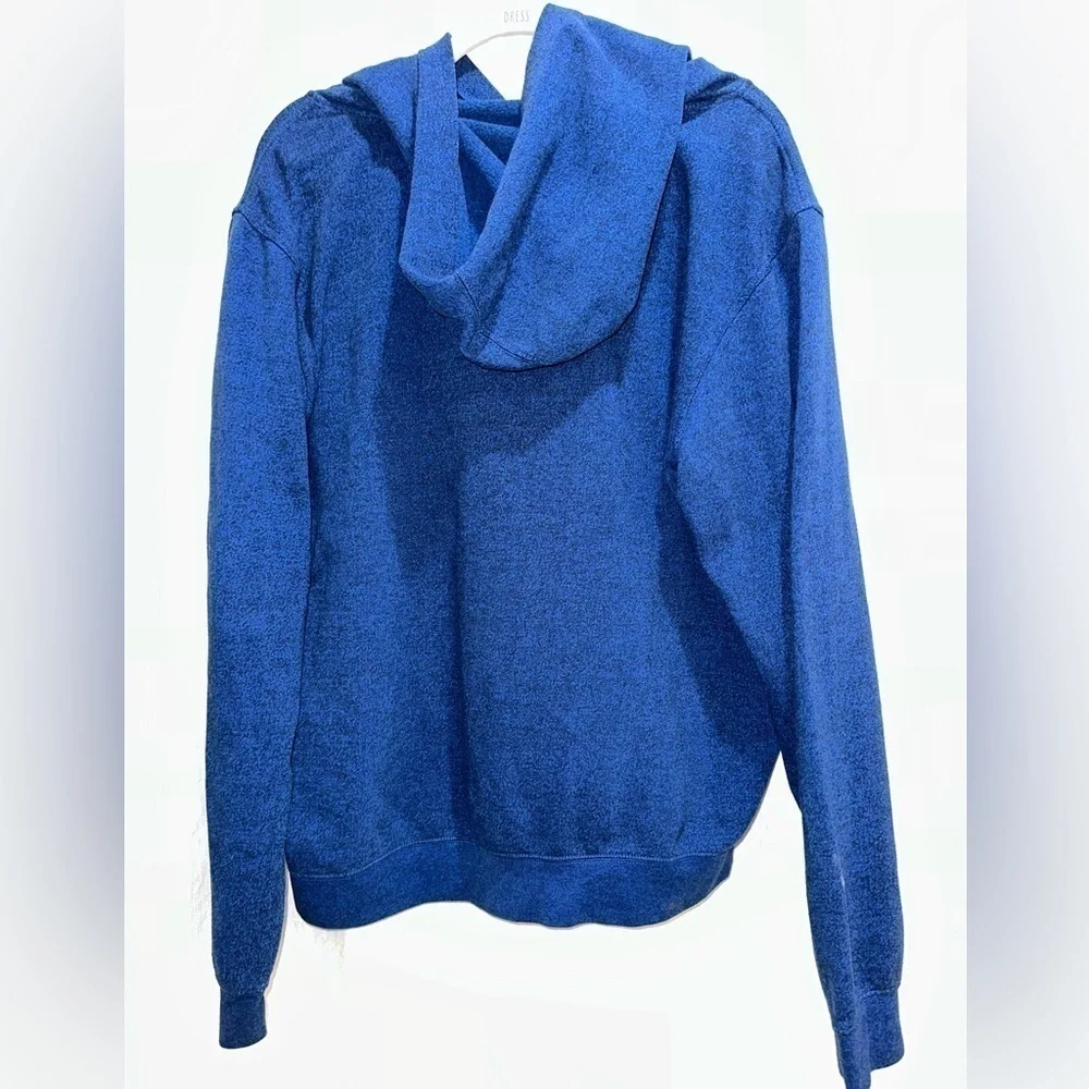 Disney Parks Mickey Mouse Pullover Hoodie Unisex Size XL Heathered Blue Pocket - Picture 2 of 9